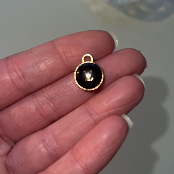 LIMITED QUANTITIES 2 LEFT LV Cute charm 1 black gold upcyle ideas for jewelry - Picture 11 of 17